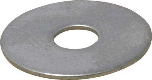 Value Collection - 1/4" Screw, Grade 18-8 Stainless Steel Fender Flat Washer - 9/32" ID x 1" OD, 0.05" Thick - Benchmark Tooling