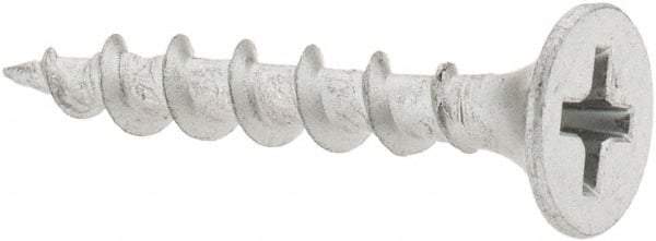 Value Collection - #6 Bugle Head, Phillips Steel Deck Screw - 1" OAL, Galvanized, Grade 2 - Benchmark Tooling