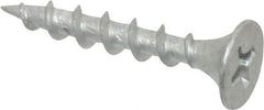 Value Collection - #6 Bugle Head, Phillips Steel Deck Screw - 1" OAL, Galvanized, Grade 2 - Benchmark Tooling