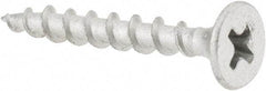 Value Collection - #6 Bugle Head, Phillips Steel Deck Screw - 1-1/4" OAL, Galvanized, Grade 2 - Benchmark Tooling