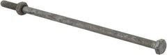 Value Collection - 1/4-20 Thread, 7" Length Under Head, Steel Hex Head Bolt - Hot Dipped Galvanized Coated, 7/16" Hex, ANSI/ASME B18.2.2 & ASME B18.2.1, Grade 2 - Benchmark Tooling