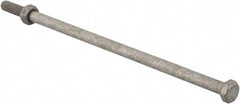 Value Collection - 5/16-18 Thread, 8" Length Under Head, Steel Hex Head Bolt - Hot Dipped Galvanized Coated, 1/2" Hex, ANSI/ASME B18.2.2 & ASME B18.2.1, Grade 2 - Benchmark Tooling