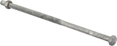 Value Collection - 3/8-16 Thread, 10" Length Under Head, Steel Hex Head Bolt - Hot Dipped Galvanized Coated, 9/16" Hex, ANSI/ASME B18.2.2 & ASME B18.2.1, Grade 2 - Benchmark Tooling