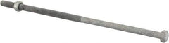 Value Collection - 3/8-16 Thread, 11" Length Under Head, Steel Hex Head Bolt - Hot Dipped Galvanized Coated, 9/16" Hex, ANSI/ASME B18.2.2 & ASME B18.2.1, Grade 2 - Benchmark Tooling