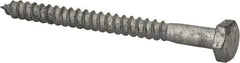 Value Collection - 1/4" Screw, 3" Length Under Head, Steel, Hex Head Lag Screw - Hot Dipped Galvanized, AISI 1006, ASME B18.2.1 Fastner, Grade 1006-1022 - Benchmark Tooling