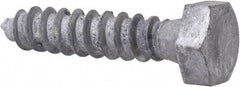 Value Collection - 5/16" Screw, 1-1/2" Length Under Head, Steel, Hex Head Lag Screw - Hot Dipped Galvanized, AISI 1006, ASME B18.2.1 Fastner, Grade 1006-1022 - Benchmark Tooling