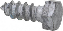 Value Collection - 3/8" Screw, 1" Length Under Head, Steel, Hex Head Lag Screw - Hot Dipped Galvanized, AISI 1006, ASME B18.2.1 Fastner, Grade 1006-1022 - Benchmark Tooling