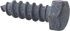 Value Collection - 3/8" Screw, 1-1/4" Length Under Head, Steel, Hex Head Lag Screw - Hot Dipped Galvanized, AISI 1006, ASME B18.2.1 Fastner, Grade 1006-1022 - Benchmark Tooling