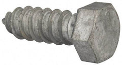 Value Collection - 1/2" Screw, 1-1/2" Length Under Head, Steel, Hex Head Lag Screw - Hot Dipped Galvanized, AISI 1006, ASME B18.2.1 Fastner, Grade 1006-1022 - Benchmark Tooling