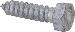 Value Collection - 1/2" Screw, 2" Length Under Head, Steel, Hex Head Lag Screw - Hot Dipped Galvanized, AISI 1006, ASME B18.2.1 Fastner, Grade 1006-1022 - Benchmark Tooling