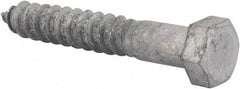 Value Collection - 1/2" Screw, 3" Length Under Head, Steel, Hex Head Lag Screw - Hot Dipped Galvanized, AISI 1006, ASME B18.2.1 Fastner, Grade 1006-1022 - Benchmark Tooling