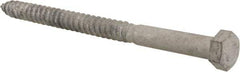 Value Collection - 1/2" Screw, 7" Length Under Head, Steel, Hex Head Lag Screw - Hot Dipped Galvanized, AISI 1006, ASME B18.2.1 Fastner, Grade 1006-1022 - Benchmark Tooling