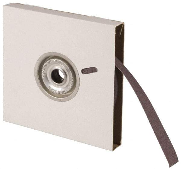 Norton - 1" x 10 Yd 100 Grit Aluminum Oxide Cloth Roll - Fine Grade, J Weighted Backing - Benchmark Tooling