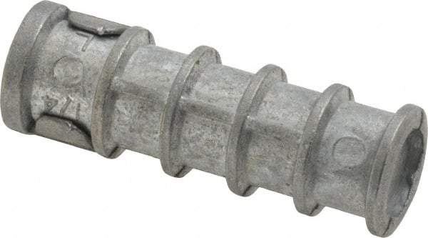 Value Collection - 1/4" Diam, 1/2" Drill, Lag Shield Concrete Anchor - Alloy Steel - Benchmark Tooling