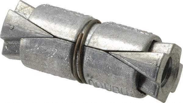 Value Collection - 5/16" Diam, 5/8" Drill, 1-1/4" OAL, Double Expansion Concrete Anchor - Zinc - Benchmark Tooling