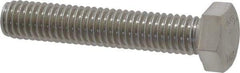 Value Collection - 3/8-16 UNC, 2" Length Under Head Hex Head Cap Screw - Fully Threaded, Grade 18-8 Stainless Steel, 9/16" Hex - Benchmark Tooling