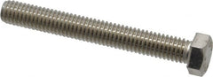 Value Collection - 3/8-16 UNC, 3" Length Under Head Hex Head Cap Screw - Fully Threaded, Grade 18-8 Stainless Steel, 9/16" Hex - Benchmark Tooling