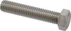 Value Collection - 1/2-13 UNC, 2-1/2" Length Under Head Hex Head Cap Screw - Fully Threaded, Grade 18-8 Stainless Steel, 3/4" Hex - Benchmark Tooling