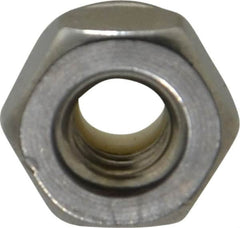 Value Collection - #10-32 UNF 18-8 Hex Lock Nut with Nylon Insert - 3/8" Width Across Flats, 1/4" High - Benchmark Tooling