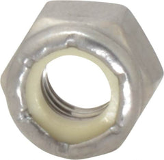 Value Collection - 5/16-18 UNC 18-8 Hex Lock Nut with Nylon Insert - 1/2" Width Across Flats, 23/64" High - Benchmark Tooling