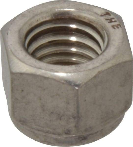 Value Collection - 1/2-13 UNC 18-8 Hex Lock Nut with Nylon Insert - 3/4" Width Across Flats, 39/64" High - Benchmark Tooling