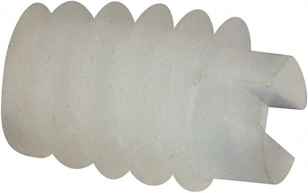 Made in USA - #4-40 UNC, 1/8" Length of Thread, Soft Tip Point Set Screw - Nylon - Benchmark Tooling