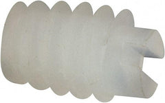 Made in USA - #4-40 UNC, 1/8" Length of Thread, Soft Tip Point Set Screw - Nylon - Benchmark Tooling
