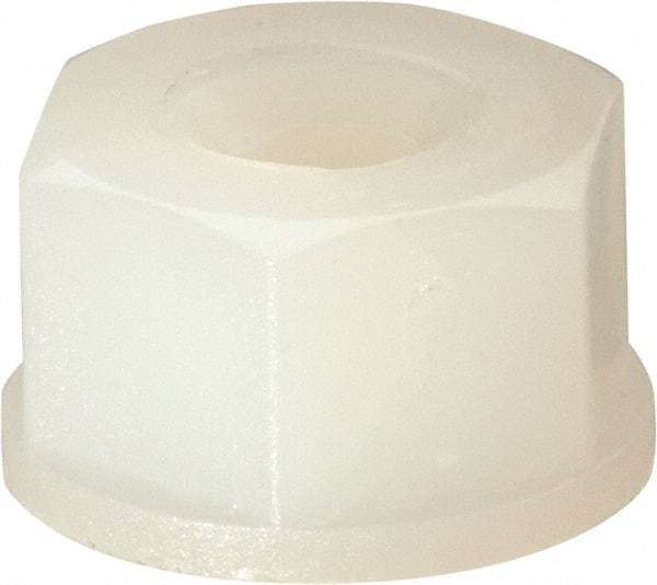 Made in USA - #6-32 UNC Hex Lock Nut with Nylon Insert - 5.08mm High - Benchmark Tooling