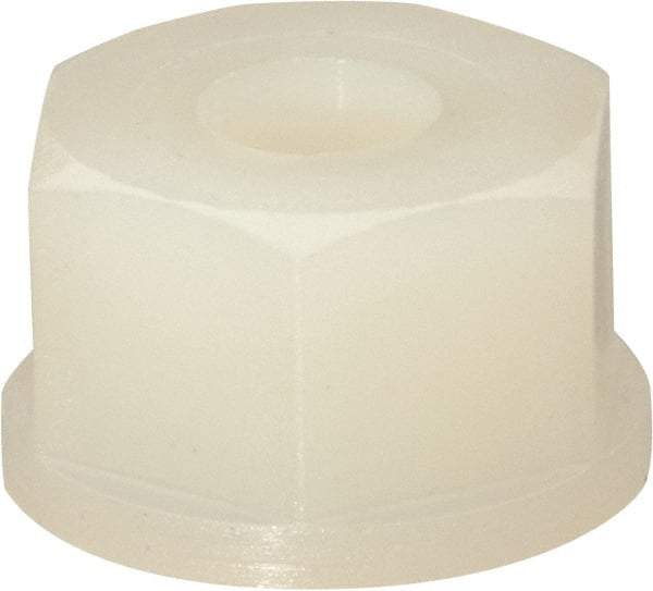 Made in USA - #10-24 UNC Hex Lock Nut with Nylon Insert - 1/4" High - Benchmark Tooling