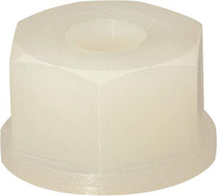 Made in USA - #10-24 UNC Hex Lock Nut with Nylon Insert - 1/4" High - Benchmark Tooling