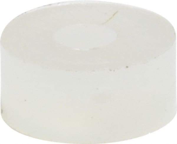 Made in USA - #0 Screw, Grade 6/6 Nylon Standard Flat Washer - 1.65mm ID x 4.55mm OD, 1.98mm Thick - Benchmark Tooling