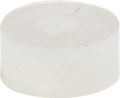 Made in USA - #0 Screw, Grade 6/6 Nylon Standard Flat Washer - 1.65mm ID x 4.55mm OD, 1.98mm Thick - Benchmark Tooling