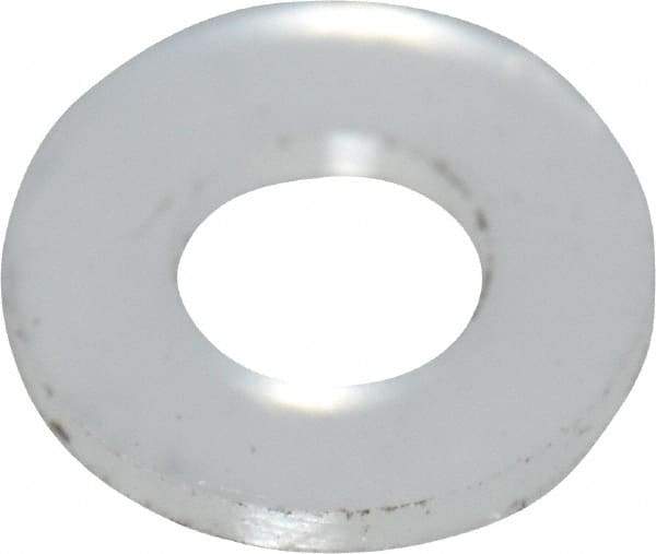Made in USA - #2 Screw, Grade 6/6 Nylon Standard Flat Washer - 2.39mm ID x 4.78mm OD, 0.51mm Thick - Benchmark Tooling