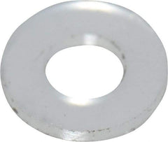 Made in USA - #2 Screw, Grade 6/6 Nylon Standard Flat Washer - 2.39mm ID x 4.78mm OD, 0.51mm Thick - Benchmark Tooling