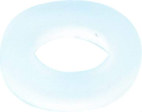 Made in USA - #4 Screw, Grade 6/6 Nylon Standard Flat Washer - 3.05mm ID x 5.54mm OD, 0.94mm Thick - Benchmark Tooling