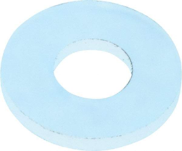 Made in USA - #4 Screw, Grade 6/6 Nylon Standard Flat Washer - 3.05mm ID x 7.11mm OD, 0.76mm Thick - Benchmark Tooling