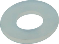 Made in USA - #6 Screw, Grade 6/6 Nylon Standard Flat Washer - 3.96mm ID x 8.13mm OD, 0.79mm Thick - Benchmark Tooling