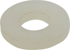 Made in USA - #8 Screw, Grade 6/6 Nylon Standard Flat Washer - 4.5mm ID x 10.36mm OD, 1.57mm Thick - Benchmark Tooling