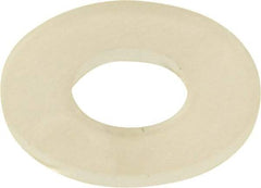 Made in USA - #10 Screw, Grade 6/6 Nylon Standard Flat Washer - 4.95mm ID x 11.1mm OD, 0.79mm Thick - Benchmark Tooling
