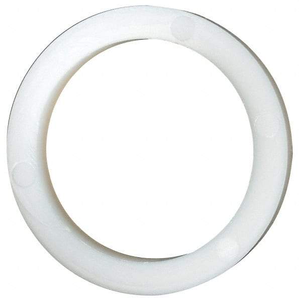 Made in USA - 13/16" Screw, Grade 6/6 Nylon Standard Flat Washer - 20.62mm ID x 26.85mm OD, 3.18mm Thick - Benchmark Tooling