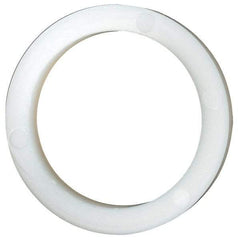 Made in USA - 13/16" Screw, Grade 6/6 Nylon Standard Flat Washer - 20.62mm ID x 26.85mm OD, 3.18mm Thick - Benchmark Tooling