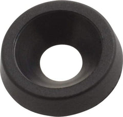 Made in USA - 2.92mm Thick, Black Oxide Finish, Nylon, Standard Countersunk Washer - 4.34mm ID x 12.95mm OD - Benchmark Tooling