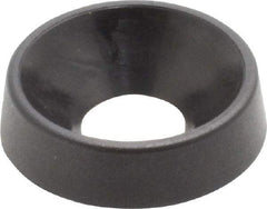 Made in USA - 4.57mm Thick, Black Oxide Finish, Nylon, Standard Countersunk Washer - 6.6mm ID x 17.35mm OD - Benchmark Tooling