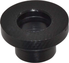 Made in USA - #8 Screw, 1/8" Shoulder Length, Nylon Shoulder Washer - Black, 11/32" Flange Diam, 1/16" Flange Thickness, 0.173" ID, 0.205" OD - Benchmark Tooling