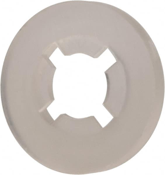 Made in USA - #4 Screw, 0.102" ID, Nylon Internal Tooth Lock Washer - 17/64" OD, Grade 6/6 - Benchmark Tooling