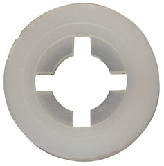 Made in USA - #6 Screw, 0.128" ID, Nylon Internal Tooth Lock Washer - 21/64" OD, Grade 6/6 - Benchmark Tooling
