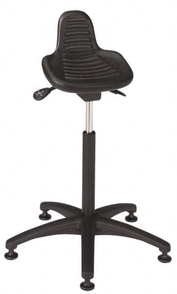 Bevco - Sit-Stand Stool - Polyurethane Seat, Black - Benchmark Tooling