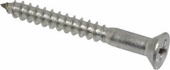 Value Collection - #8, 1-1/2" OAL, Phillips Drive, Flat Head Wood Screw - Stainless Steel, Grade 18-8 - Benchmark Tooling