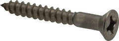 Value Collection - #10, 1-1/2" OAL, Phillips Drive, Flat Head Wood Screw - Stainless Steel, Grade 18-8 - Benchmark Tooling