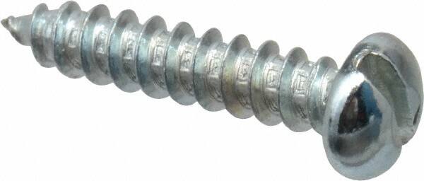 Value Collection - #6, 3/4" Length Under Head, Slotted Drive, Round Head Wood Screw - Benchmark Tooling